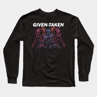 enhypen led style design in the given taken era Long Sleeve T-Shirt